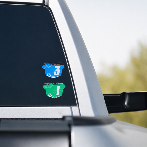 2025 Tangent Mini Window Number Plate Decals