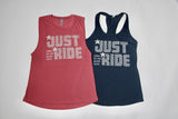 RIM (Rider In Me Products) Women's MUSCLE Tank TOP Just Ride