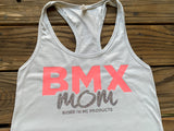 RIM  Women's Tank TOP BMX Mom Ash Grey/Coral/Bling
