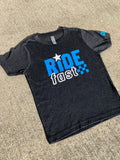 RIM (Rider In Me Products) Unisex Youth Tee - Black/Blue/White