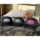RIM Black Trucker Hat with Multicolour Sparkly BMX RACING Logo